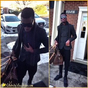 GERAUD KAHURE WAS SEEN HOLDING TWO LOUIS VUITTON BAG – SPORTVISION 1